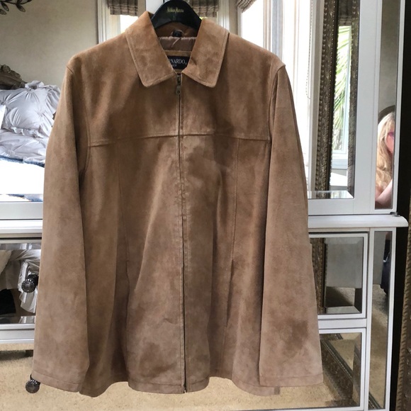 bernardo suede leather jacket
